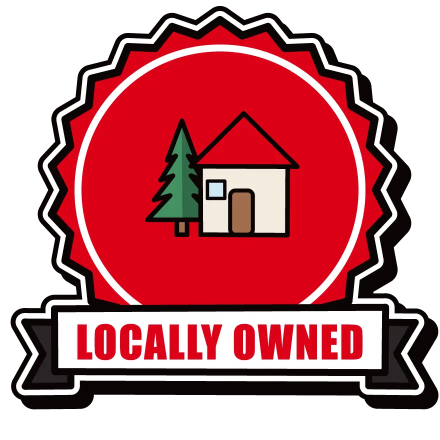 Locally owned badge